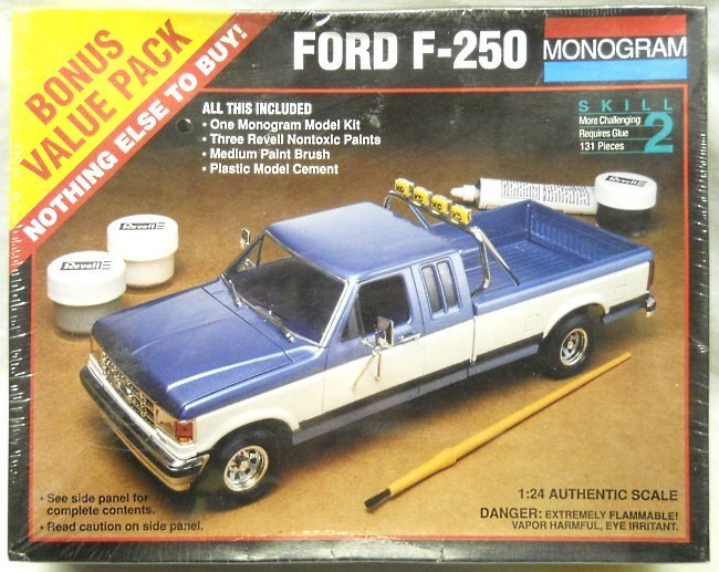 Monogram 1/24 Ford F-250 Pickup - (F250), 6363 plastic model kit